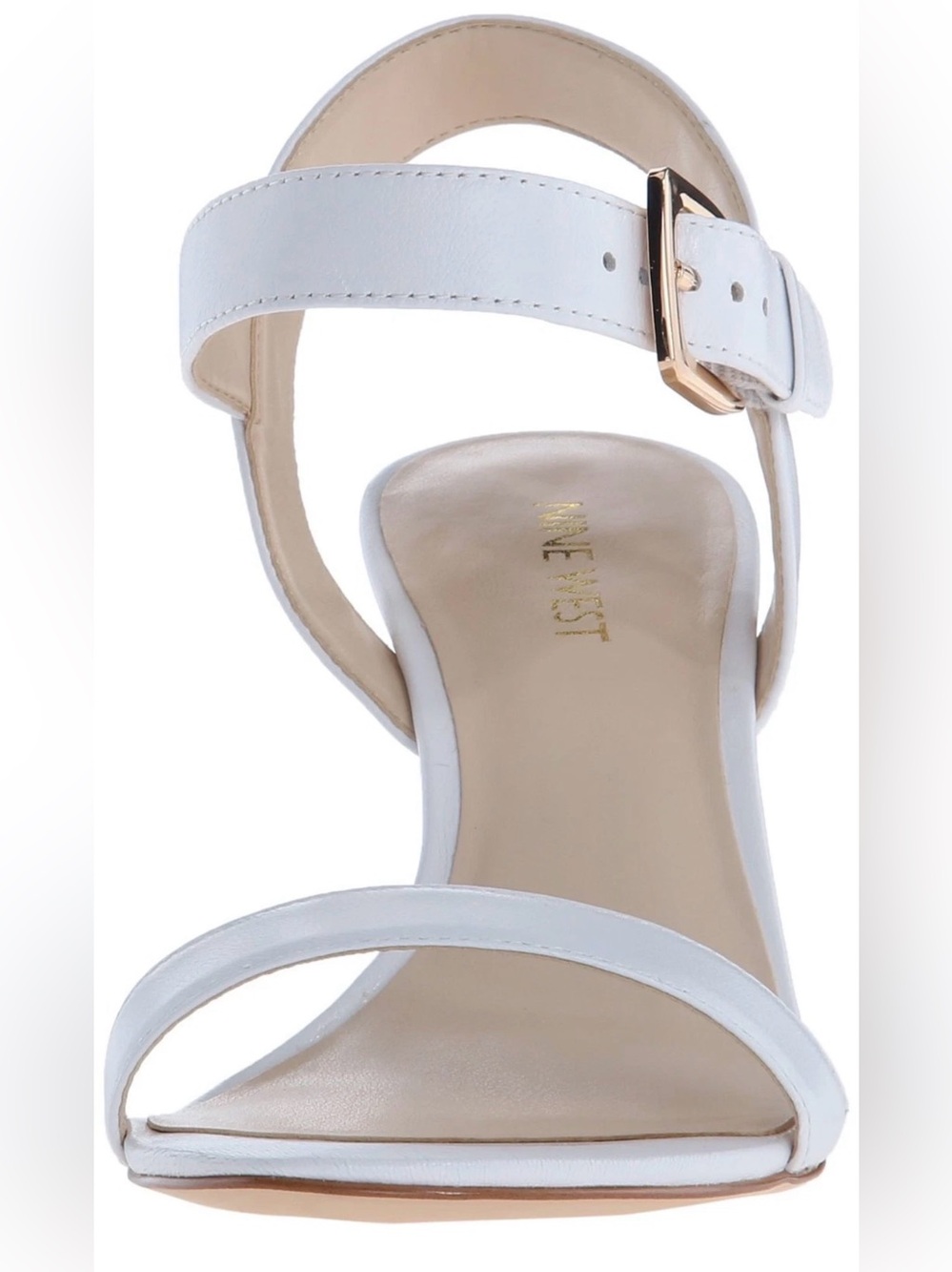 Nine West Kiani White Cork Wedge Sandals - Picture 7 of 9